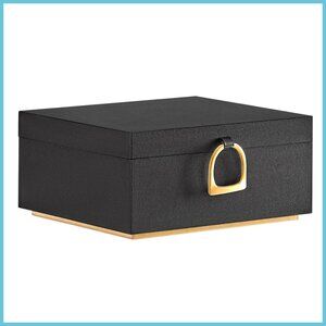 MDF and Velvet Lined Jewelry Box with Removable Tray and Floating Effect